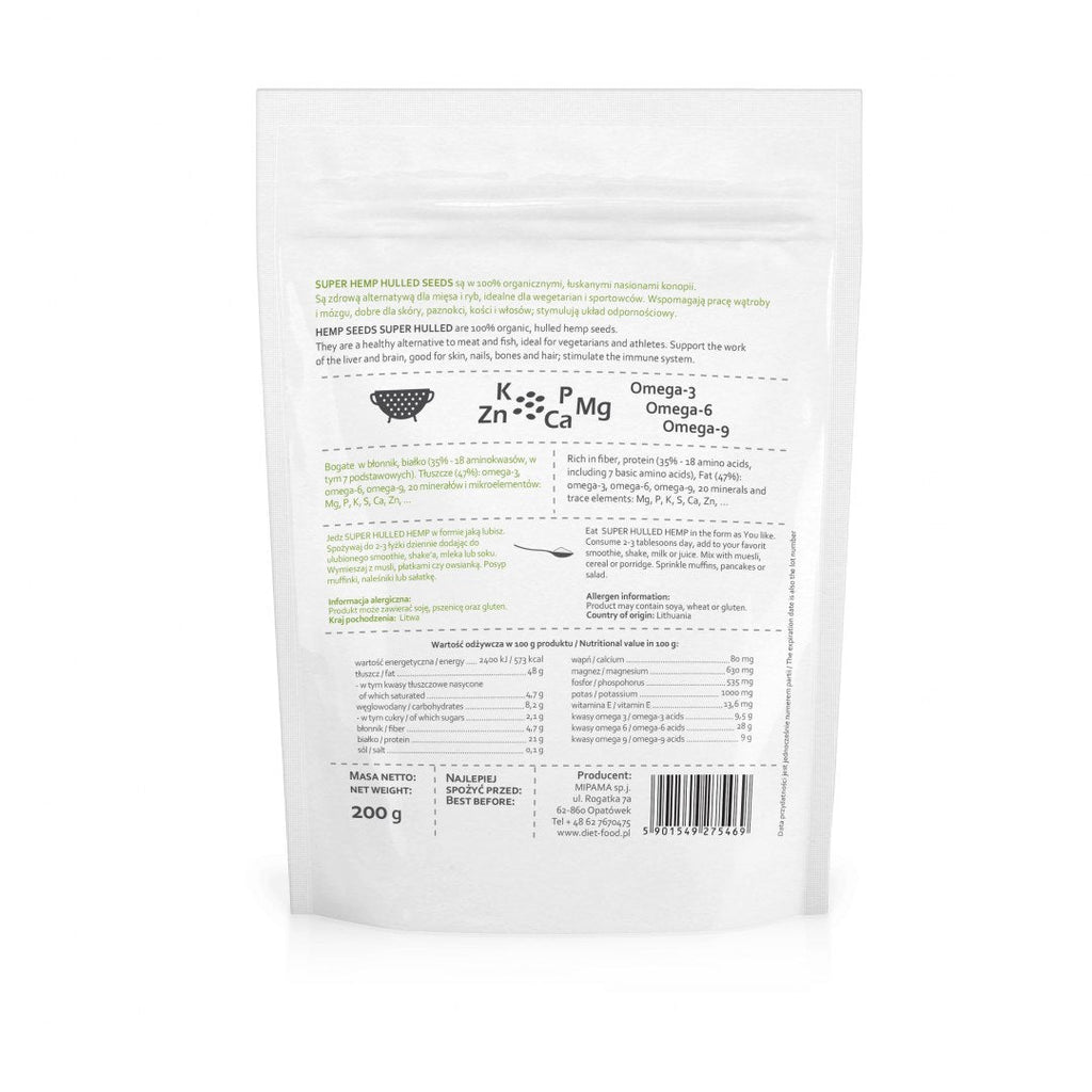 Bio Hulled Hemp