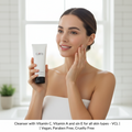Cleanser with Vitamin C, Vitamin A and Vitamin E for all skin types - VCL | Vegan, Paraben Free, Cruelty Free