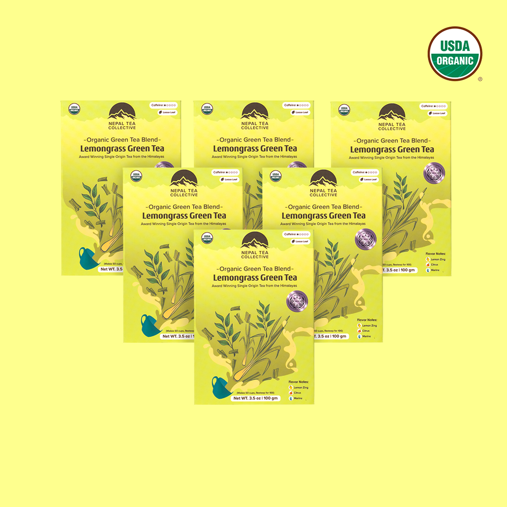 Organic Lemongrass Green Tea | Retail Package