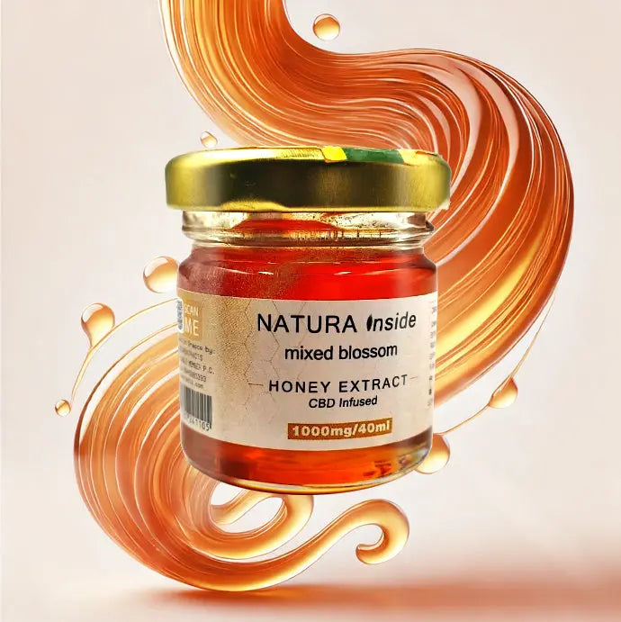 Natura Inside CBD Honey Extract – 1000mg CBD per 40ml, for Face Mask, 40ml