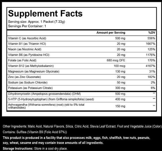 VIBRA – Berry-flavored hydration and mood support supplement