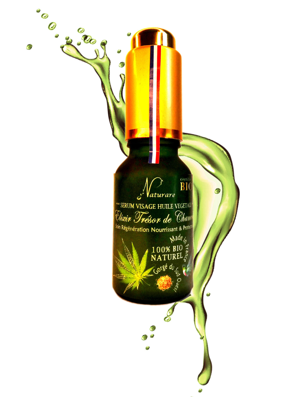 ORGANIC HEMP TREASURE ELIXIR - Vegetable Oil Serum, Food Supplements