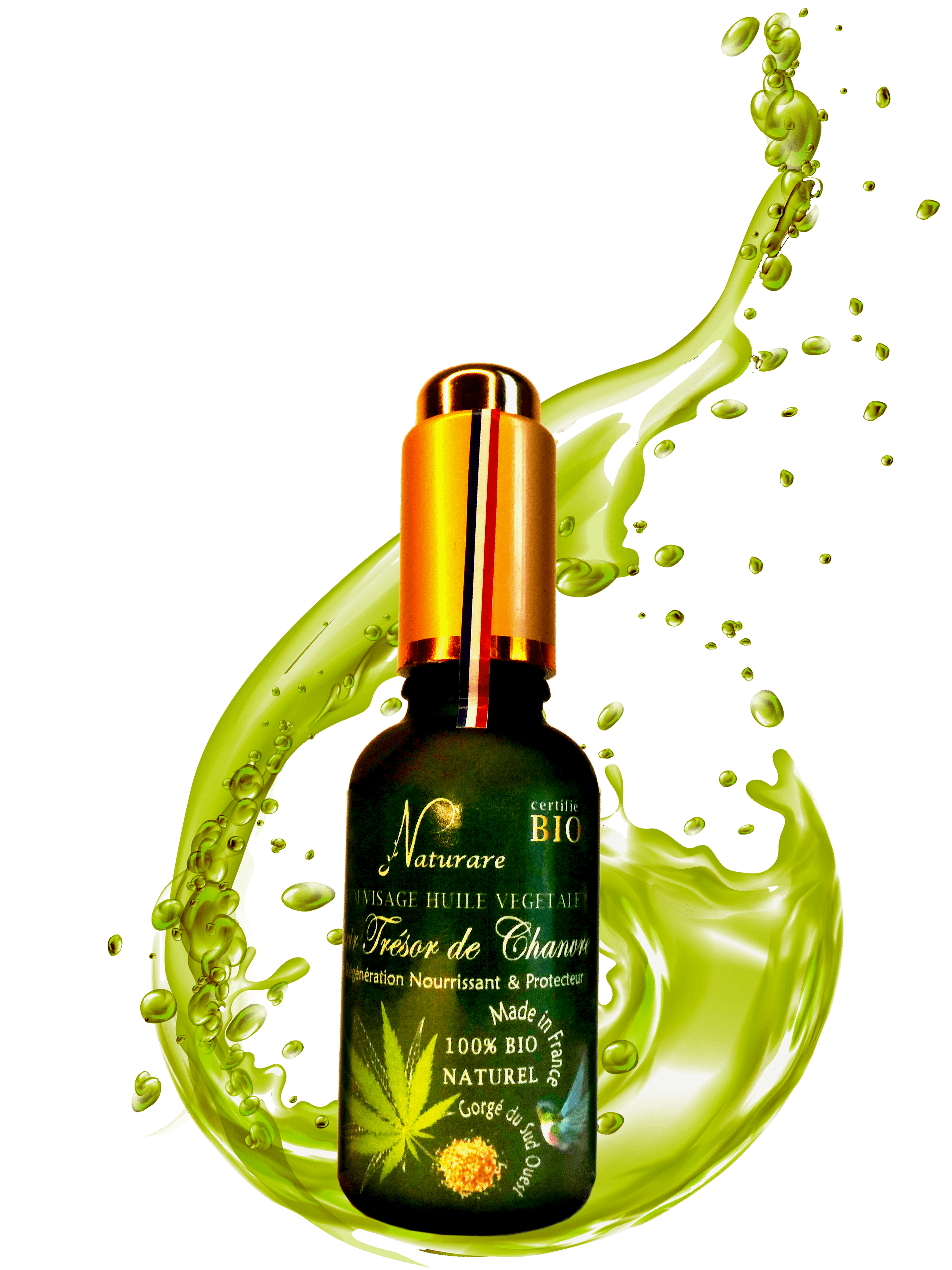 DROP - ORGANIC HEMP TREASURE ELIXIR - Vegetable Oil, Food Supplement