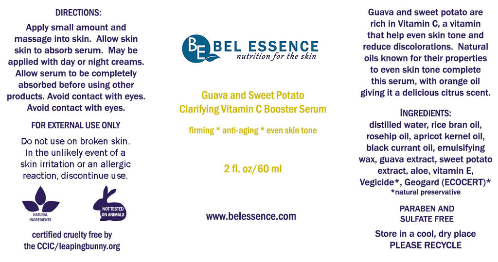 Guava and Sweet Potato Clarifying Vitamin C Booster Serum - 2 oz