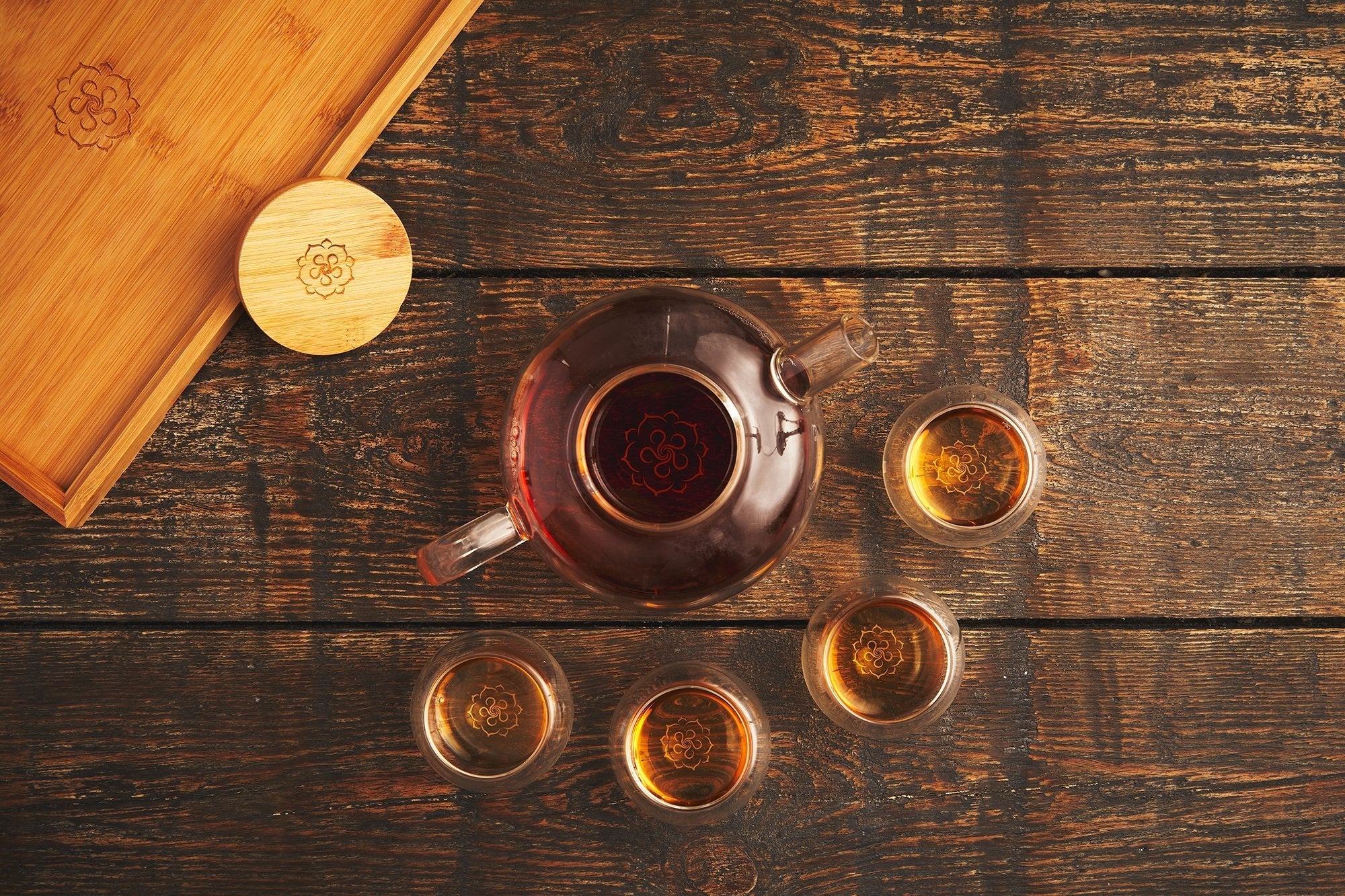 Glass tea set