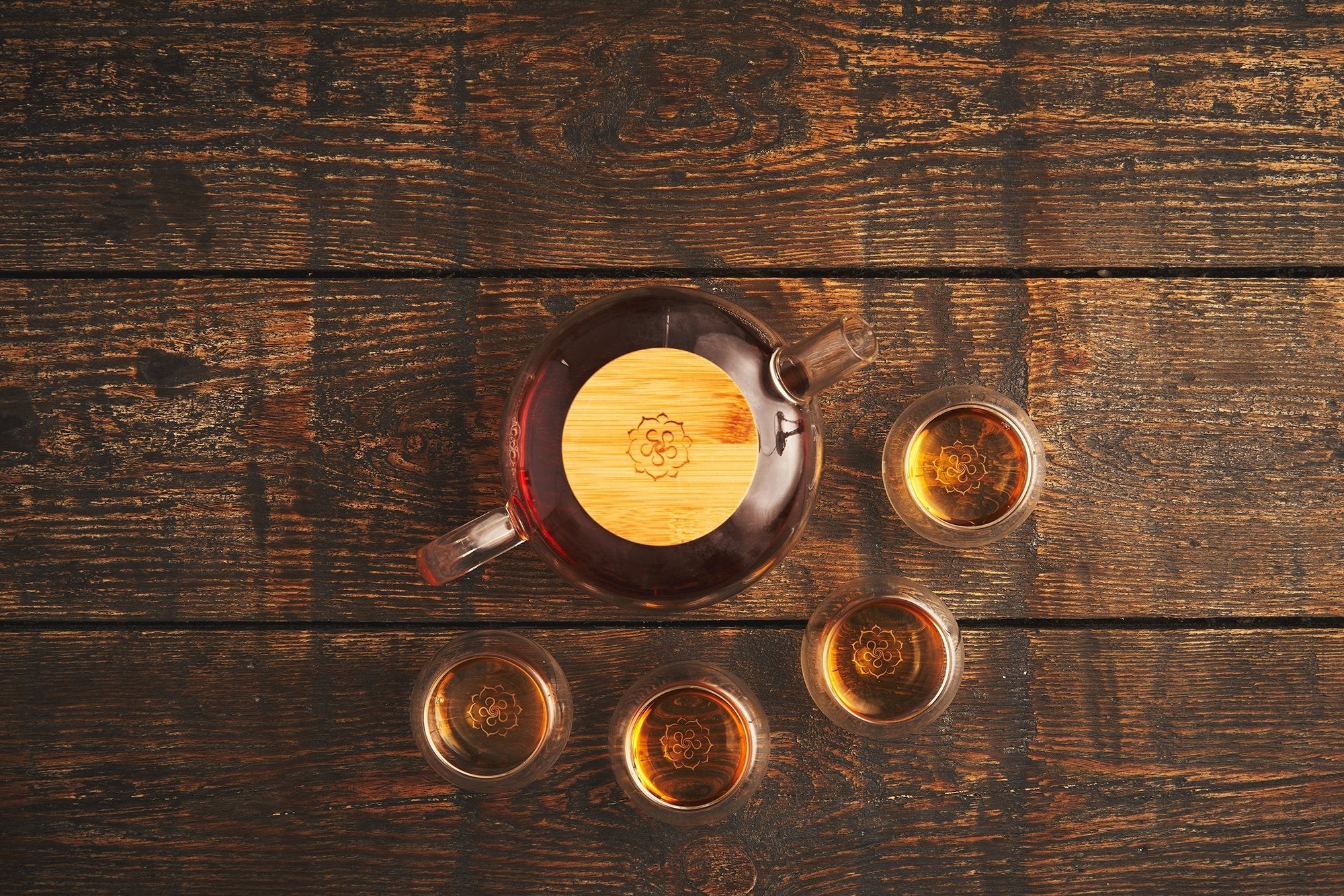 Glass tea set
